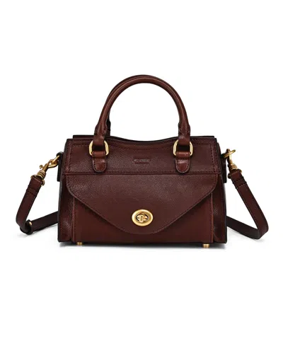 Old Trend Lockwood Small Satchel Bag In Brown