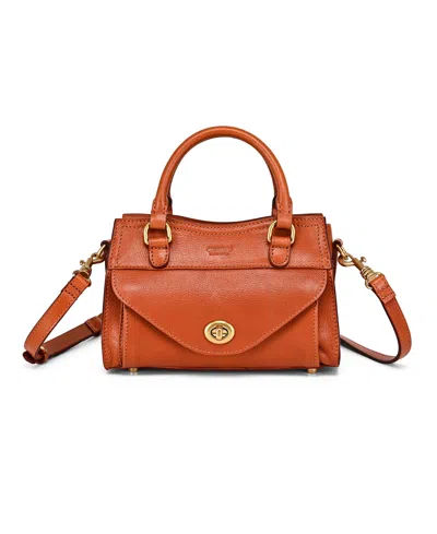 Old Trend Lockwood Small Satchel Bag In Brown