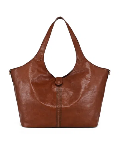 Old Trend Marigold Large Tote Bag In Brown