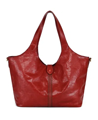 Old Trend Marigold Large Tote Bag In Red