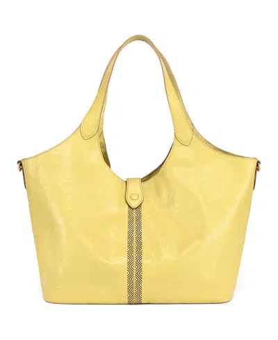 Old Trend Marigold Large Tote Bag In Yellow