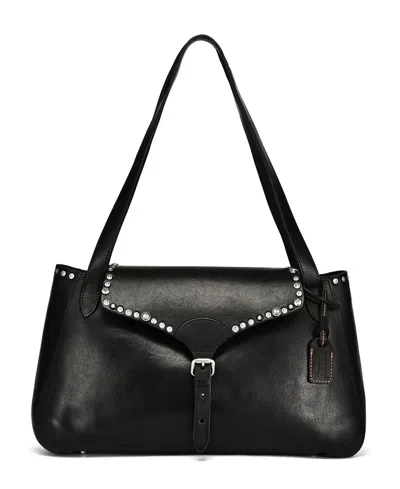 Old Trend Monarda Extra-large Shoulder Bag In Black