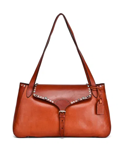 Old Trend Monarda Extra-large Shoulder Bag In Brown