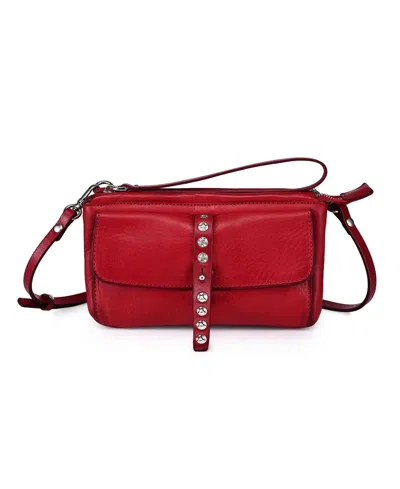 Old Trend Monarda Small Crossbody Bag In Red