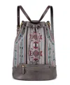 Old Trend Myrtle Convertible Bucket Backpack In Grey