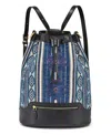 Old Trend Myrtle Convertible Bucket Backpack In Navy