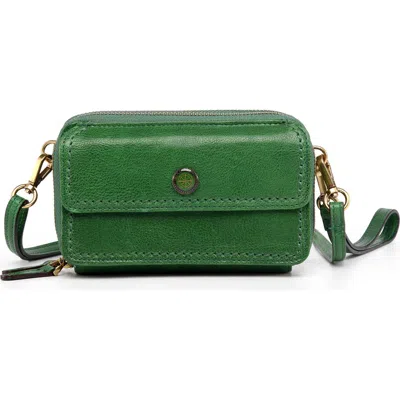 Old Trend Northwood Genuine Leather Convertible Crossbody Wallet In Green