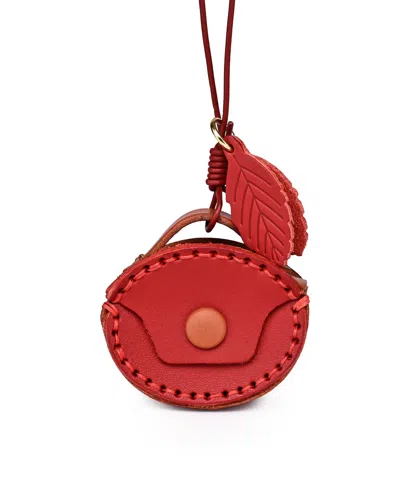 Old Trend Oval Mini Handcrafted Charm In Red