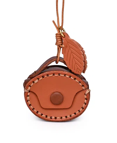Old Trend Oval Mini Handcrafted Charm In Brown