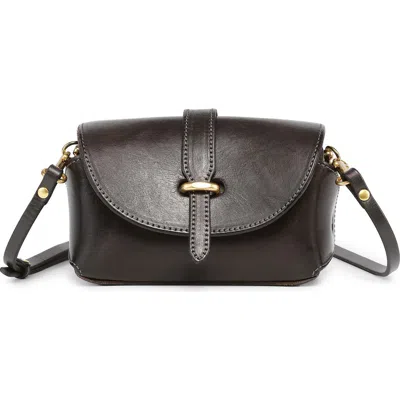 Old Trend Pamela Leather Crossbody Bag In Slate