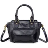 Old Trend Pansy Mini Satchel Bag In Black