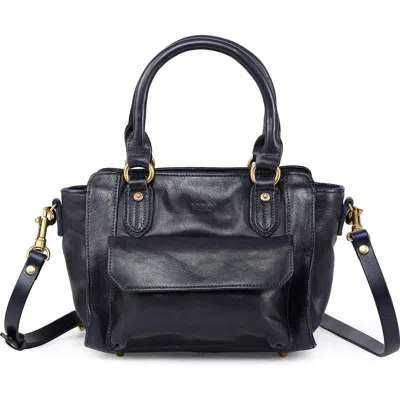 Old Trend Pansy Mini Satchel Bag In Black