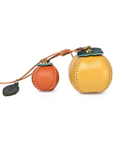 Old Trend Persi Genuine Leather Botanical Fruit Charm In Multi