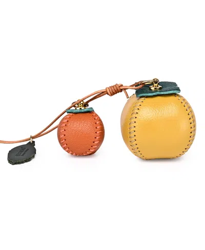 Old Trend Persi Mini Handcrafted Botanical Fruit Charm In Yellow