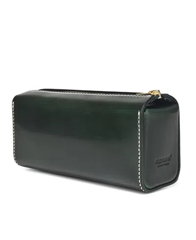 Old Trend Portable Leather Box In Kale