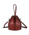 Old Trend Prism Bucket Convertible Crossbody Bag In Brown