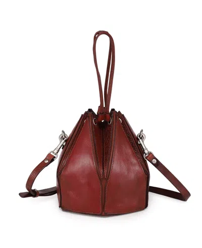 Old Trend Prism Mini Convertible Bucket Crossbody Bag In Brown