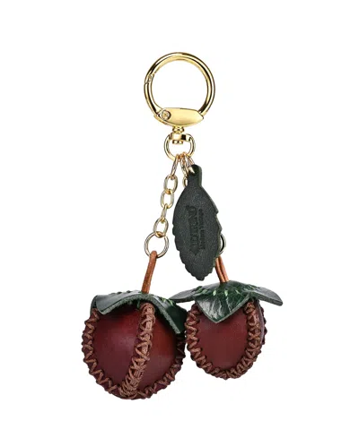 Old Trend Simi Mini Handcrafted Botanical Fruit Charm In Red