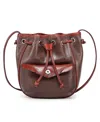 Old Trend Snapper Convertible Bucket Crossbody In Taupe