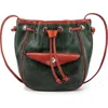Old Trend Snapper Crossbody Bucket Bag In Green