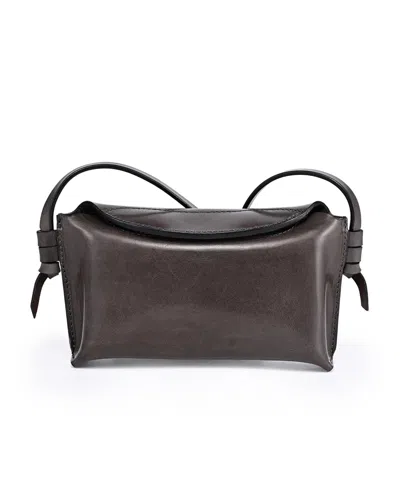 Old Trend Snapper Vintage Crossbody Bag In Gray