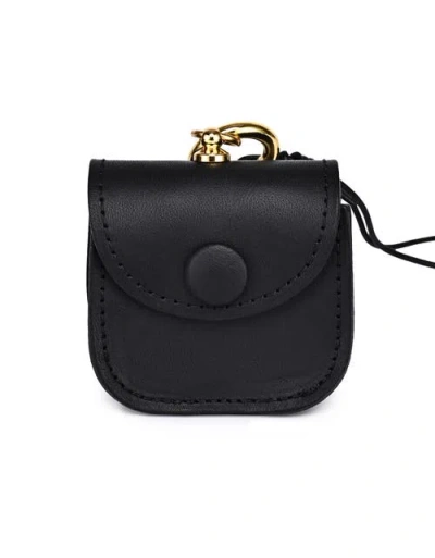 Old Trend Toti Genuine Leather Mini Structured Charm In Black