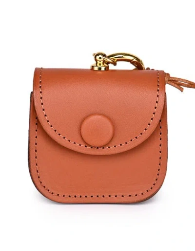 Old Trend Toti Genuine Leather Mini Structured Charm In Brown