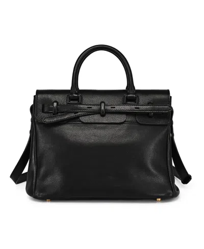 Old Trend Wishbone Medium Satchel Bag In Black