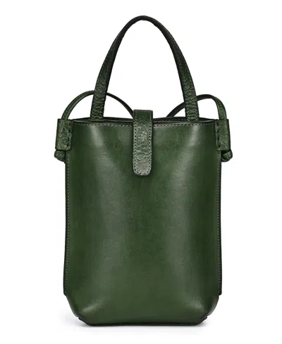 Old Trend Wishbone Mini Crossbody Bag In Green