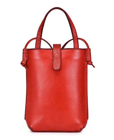 Old Trend Wishbone Mini Crossbody Bag In Red