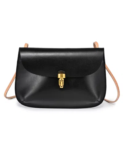 Old Trend Women's Genuine Leather Ada Crossbody Bag In Black