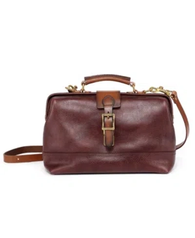Old Trend Women's Genuine Leather Doctor Satchel Bag In Brown