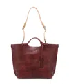 Old Trend Women's Genuine Leather Gypsy Soul Tote Bag In Burgundy