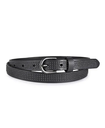 Old Trend Women's Stud Soul Leather Belt In Gray