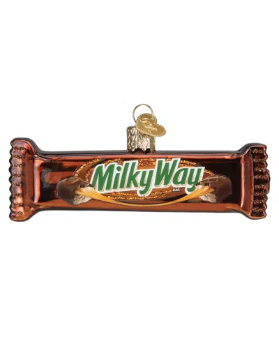 Old World Christmas 4" Mars Wrigley Candies Milky Way Candy Ornament In Brown
