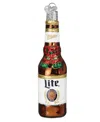 Old World Christmas 4.5" Adult Beverages Holiday Miller Lite Beer Bottle Ornament In Multi