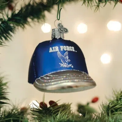Old World Christmas Army Baseball Cap Hanging Figurine Ornament