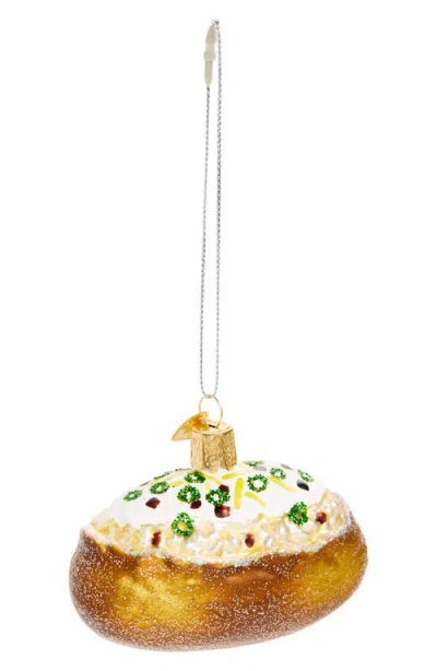 Old World Christmas Baked Potato Glass Ornament In Gold