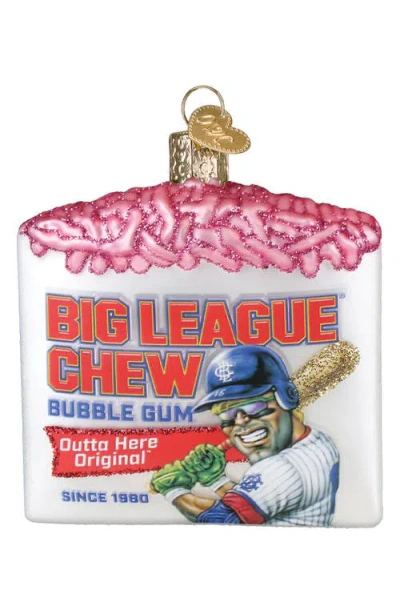 Old World Christmas Big League Chew Glass Ornament In Multi