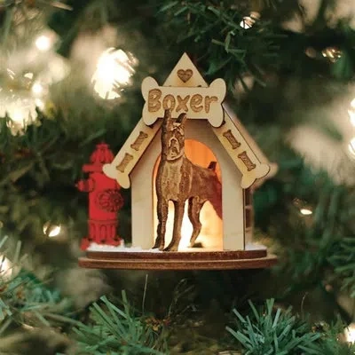 Old World Christmas Boxer Hanging Figurine Ornament