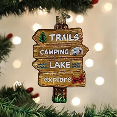 Old World Christmas Camping Hanging Figurine Ornament