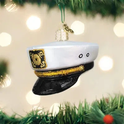 Old World Christmas Captain's Cap Hanging Figurine Ornament