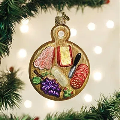 Old World Christmas Charcuterie Board Hanging Figurine Ornament