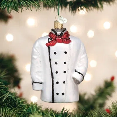 Old World Christmas Chef's Coat Hanging Figurine Ornament