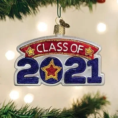 Old World Christmas Class Of 2021 Hanging Figurine Ornament
