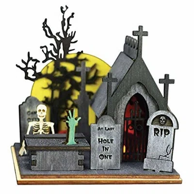 Old World Christmas Creepy Cemetery Hanging Figurine Ornament