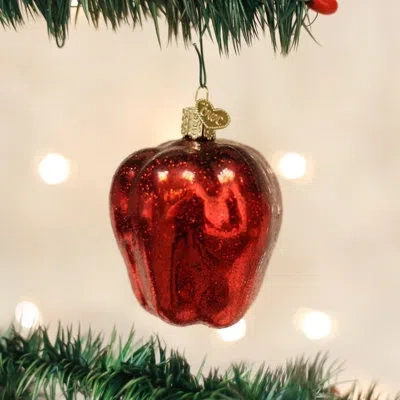 Old World Christmas Delicious Apple Hanging Figurine Ornament