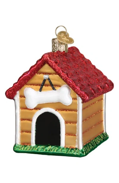 Old World Christmas Dog House Ornament In Multi