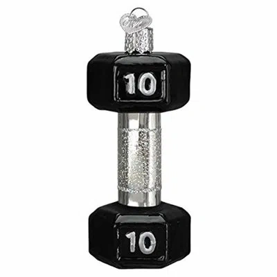 Old World Christmas Dumbbell Hanging Figurine Ornament