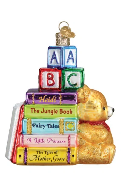 Old World Christmas Favorite Children's Books Ornament In Multi